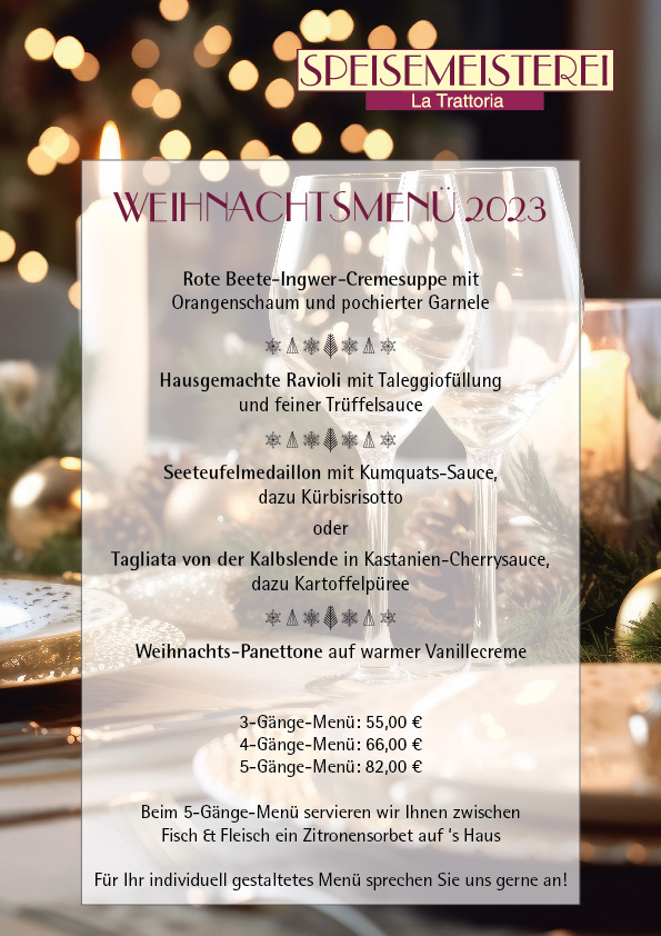 Weihnachten 2023 ‹ Speisemeisterei La Trattoria